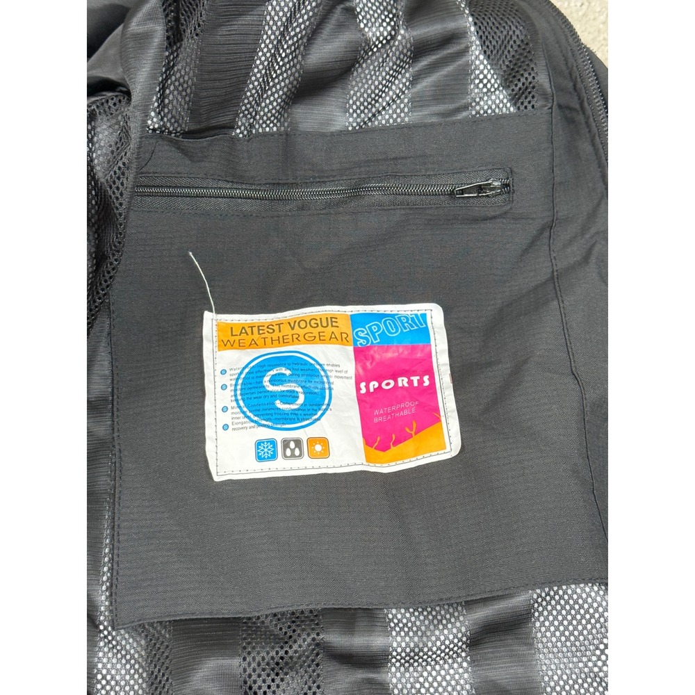 OTU Sports Mens Black Waterproof Breathable Hooded Jacket XL - Picture 6 of 11